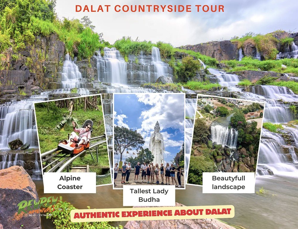 Dalat: Three Waterfalls Small Group Tour - Alpine Coaster 1
